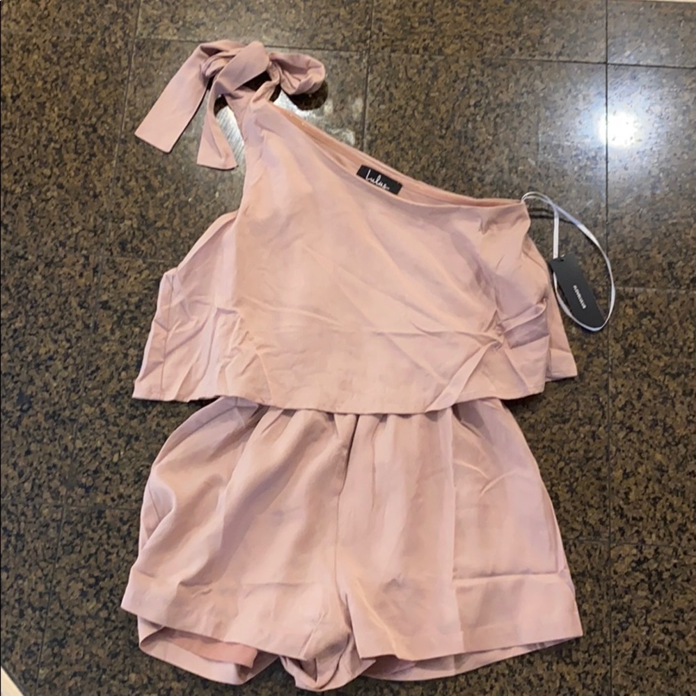 Lulus One-Shoulder Romper Size Small